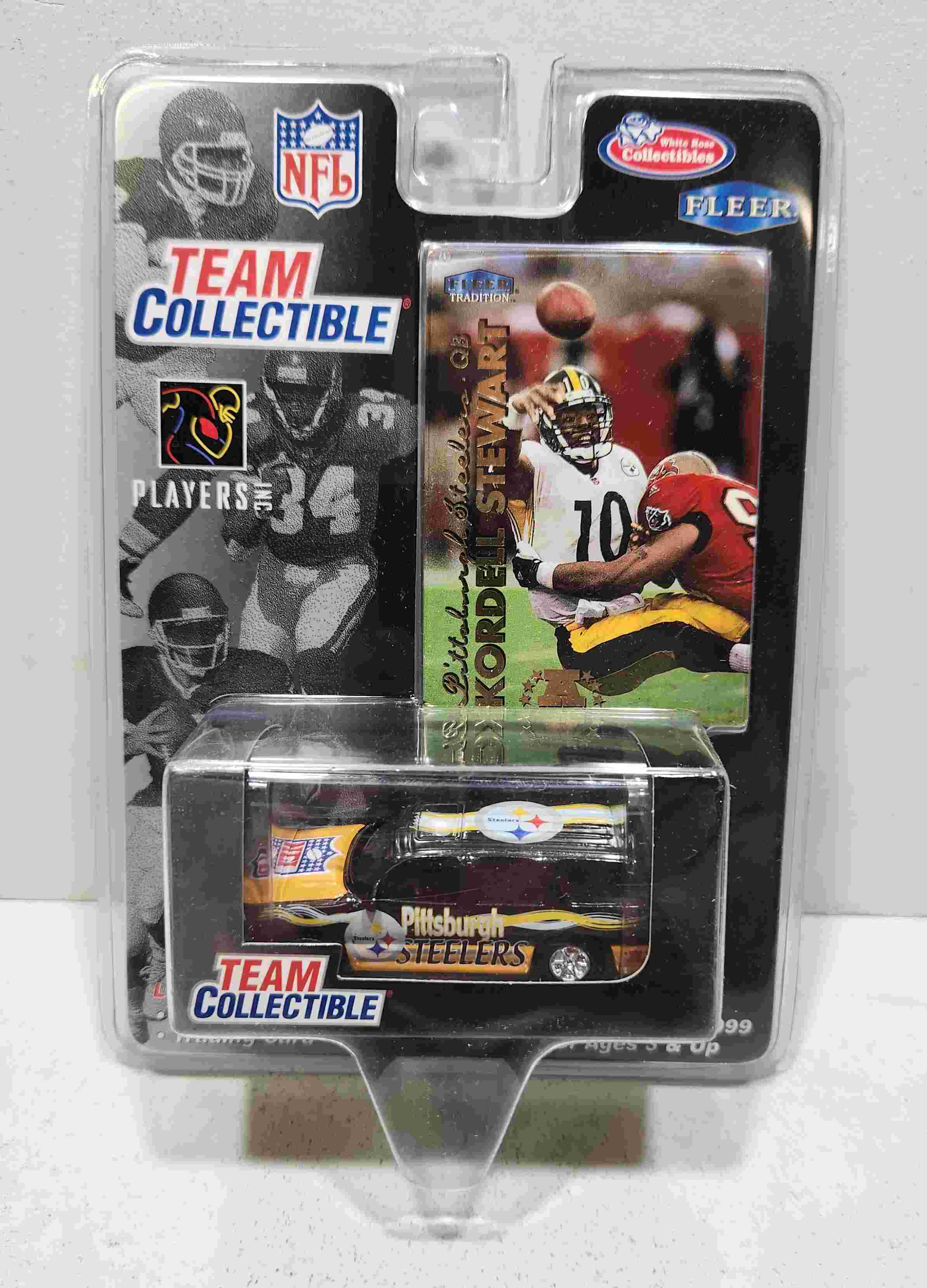 1999 Pittsburgh Steelers 1/64th Yukon with Kordell Stewart trading card
