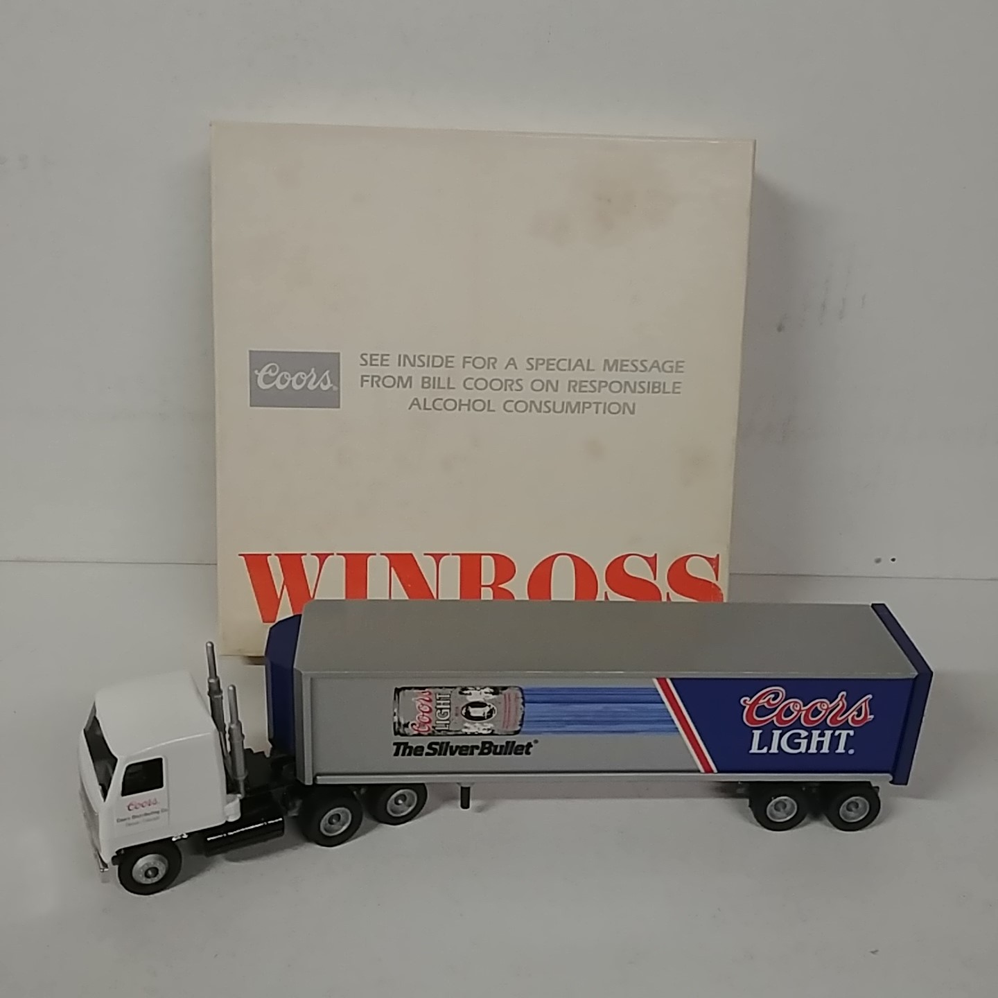 1991 Coors Light 1/64th Silver Bullet hauler