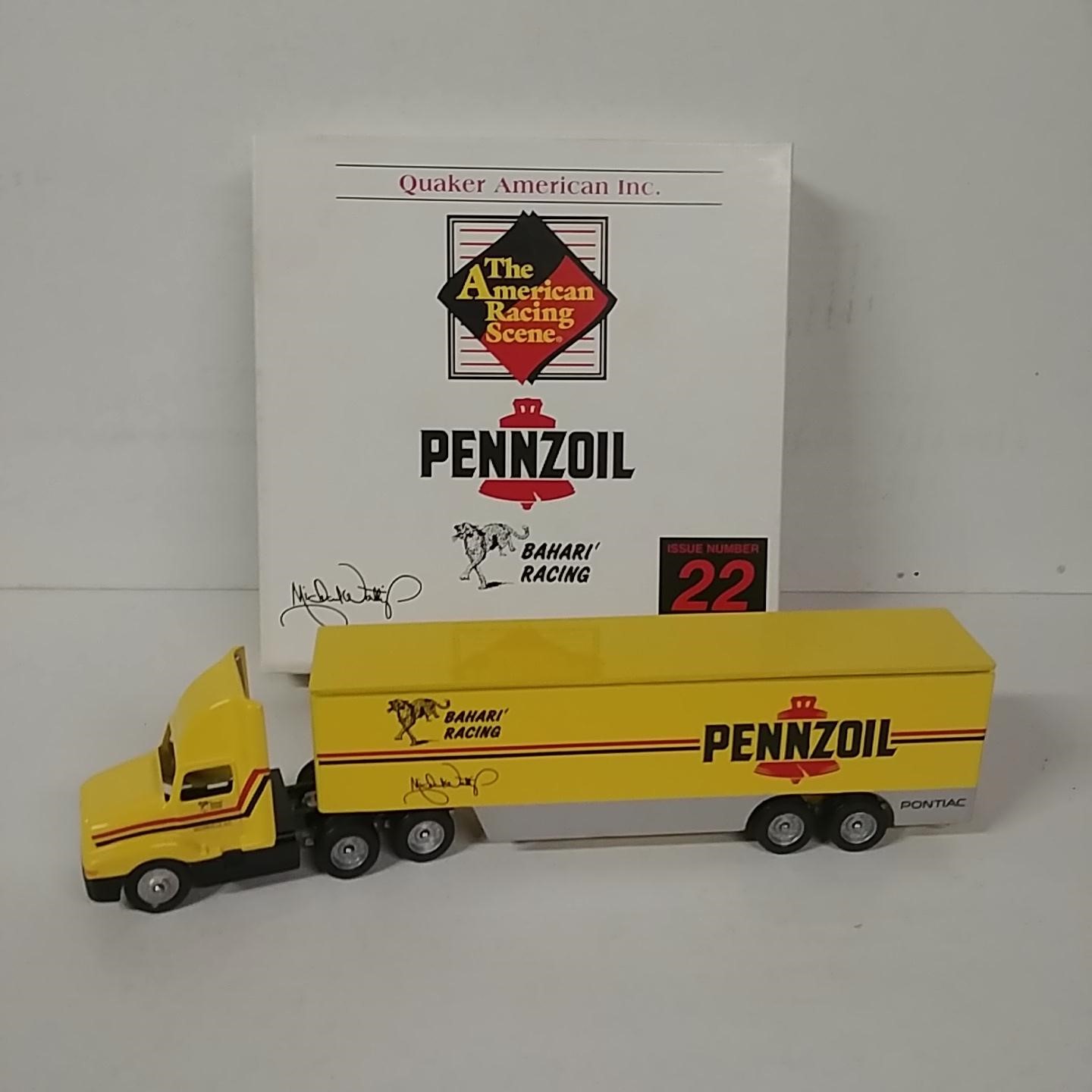 1991 Michael Waltrip 1/64th Pennzoil hauler