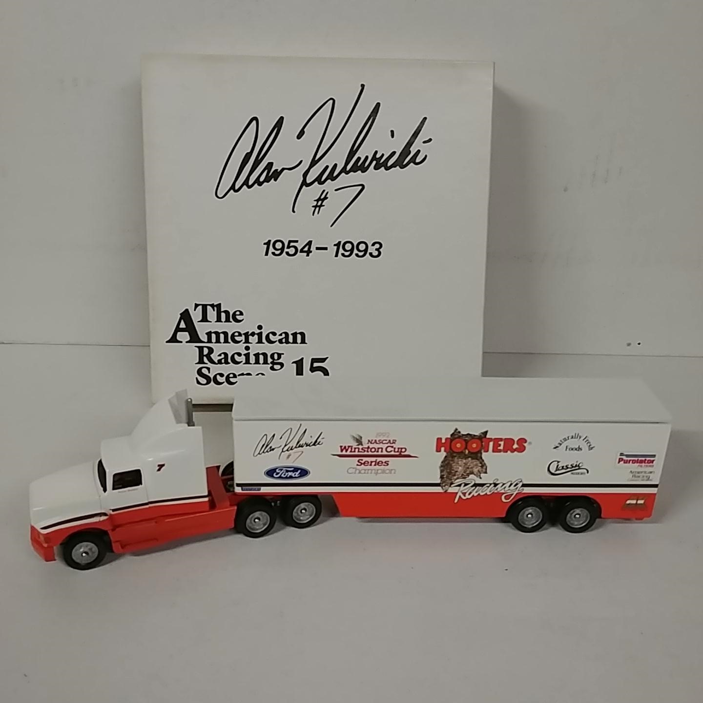 1993 Alan Kulwicki 1/64th Hooters hauler