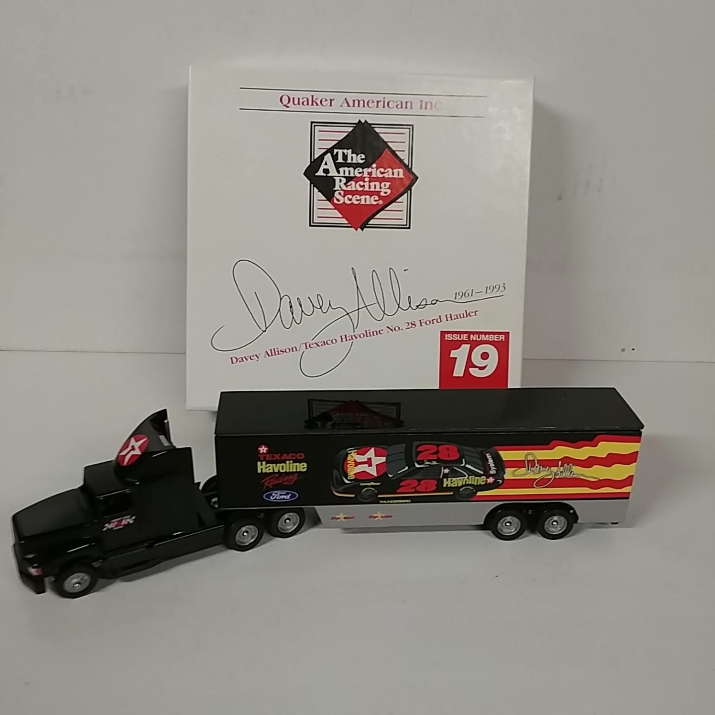 1994 Davey Allison 1/64th Havoline hauler