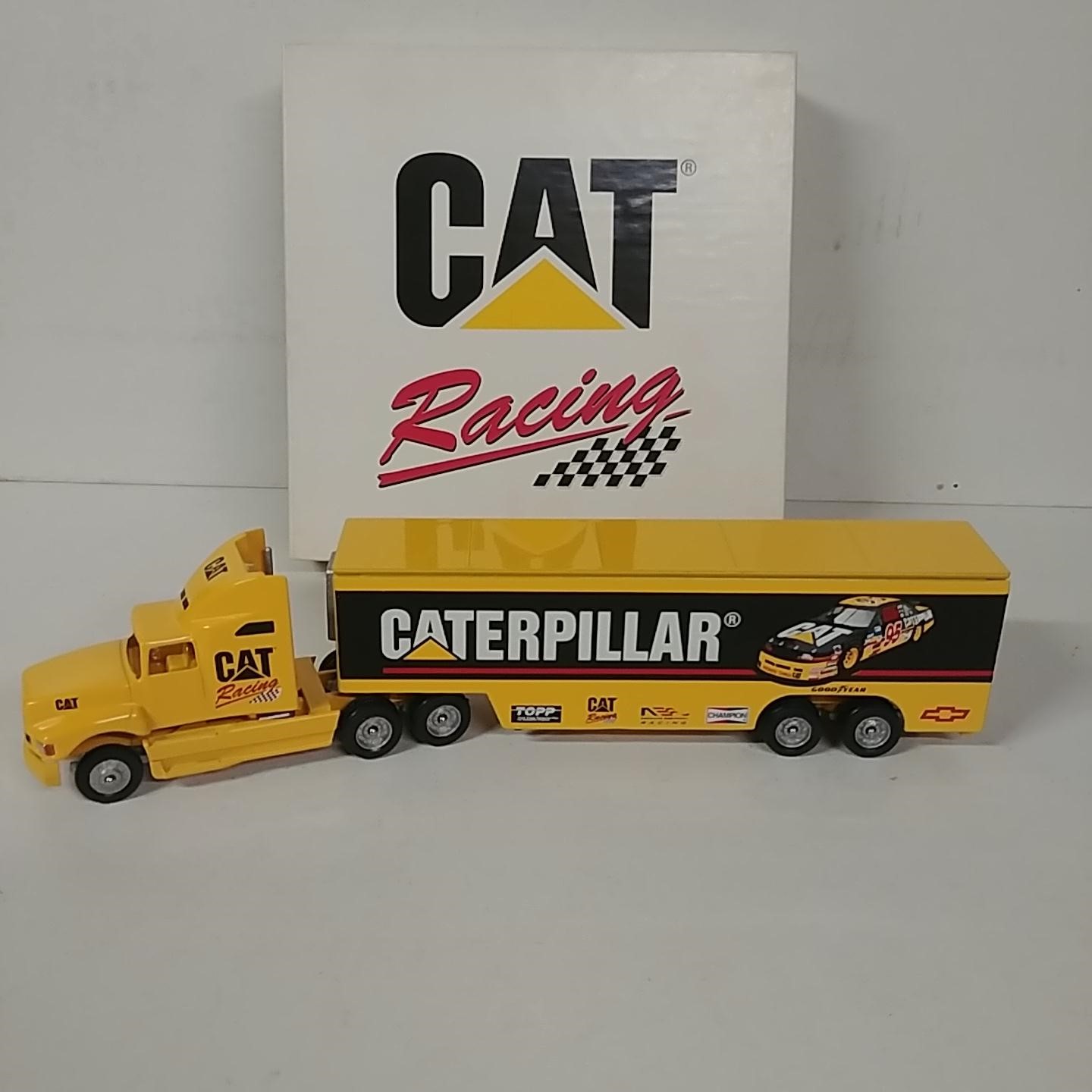 1995 Ward Burton 1/64th Caterpillar "Busch Series" hauler