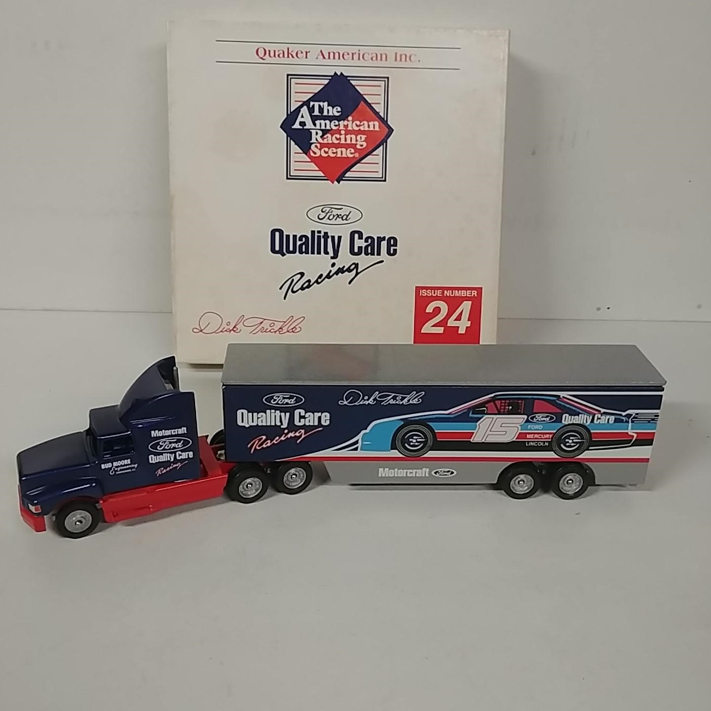 1995 Dick Trickle 1/64th Ford Quality Care hauler
