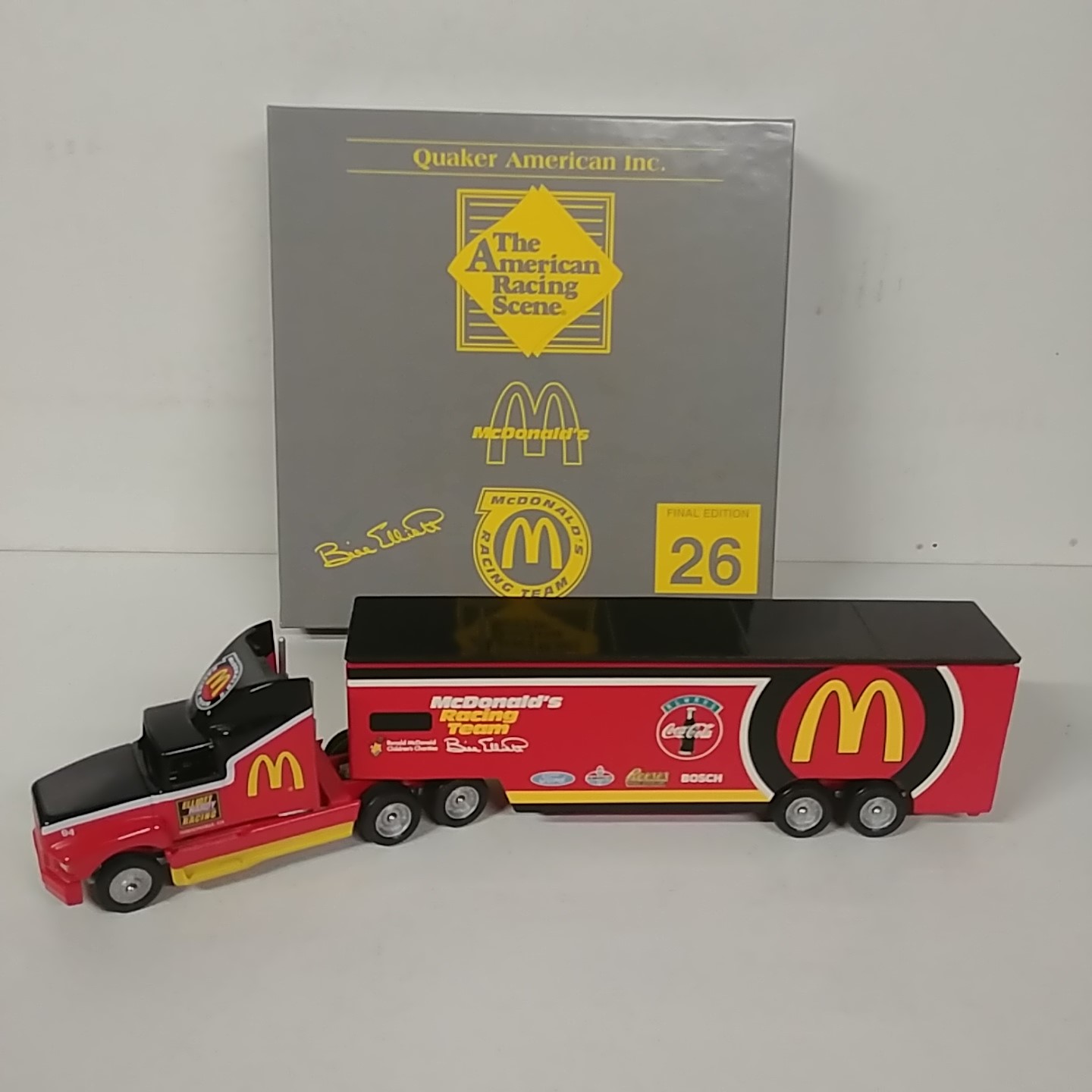 1995 Bill Elliott 1/64th McDonald's hauler