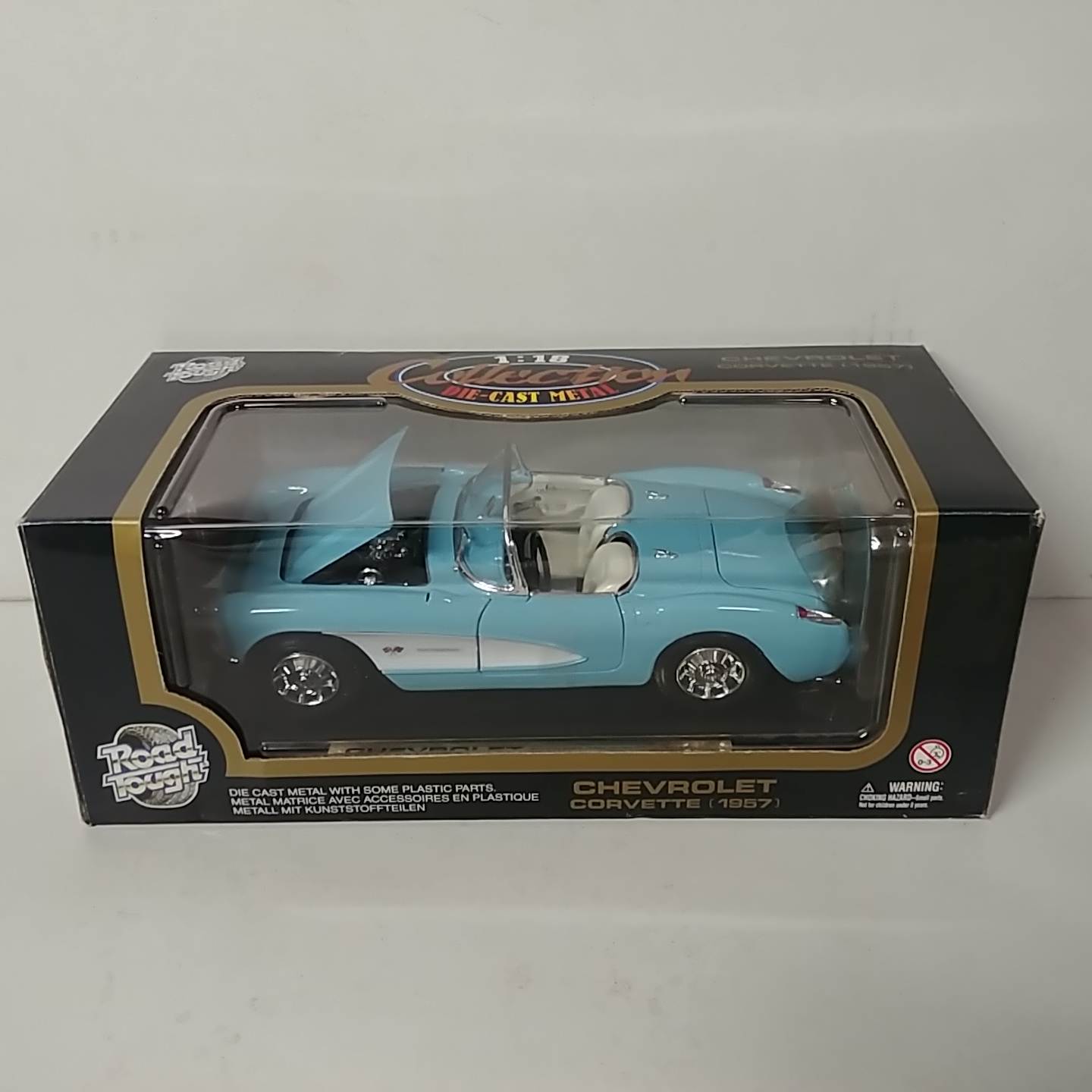 1957 Chevrolet 1/18th Corvette Arctic Blue