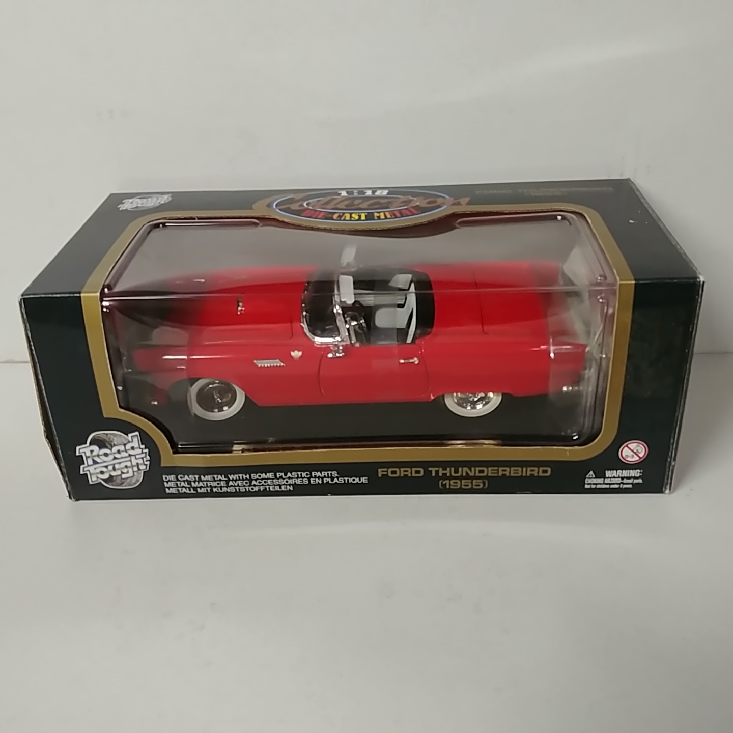 1955 Ford 1/18th Thunderbird Convertible Red