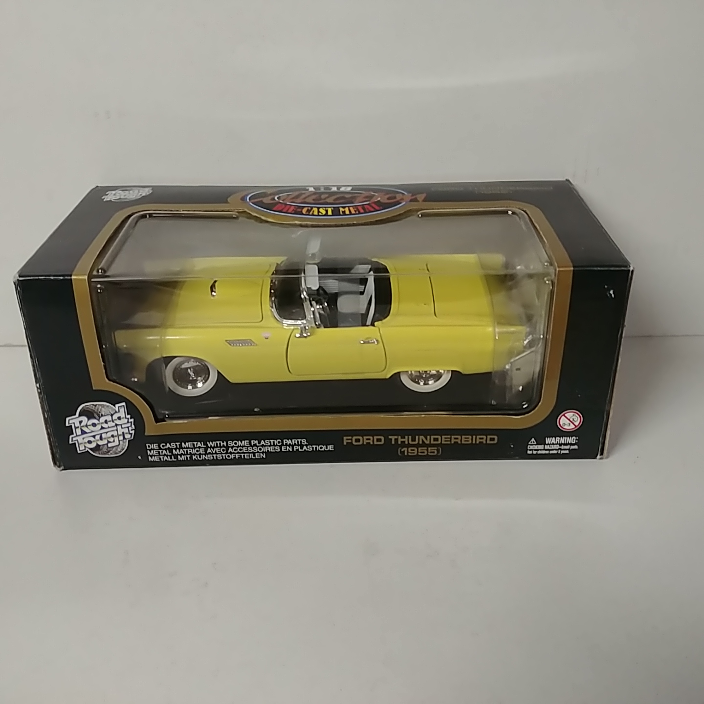 1955 Ford 1/18th Thunderbird Convertible Yellow