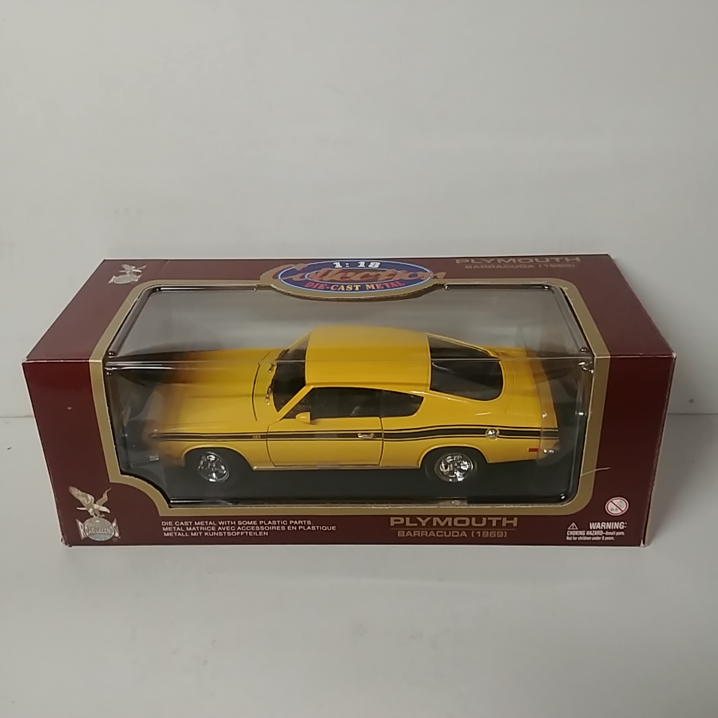 1969 Plymouth 1/18th Barracuda Yellow