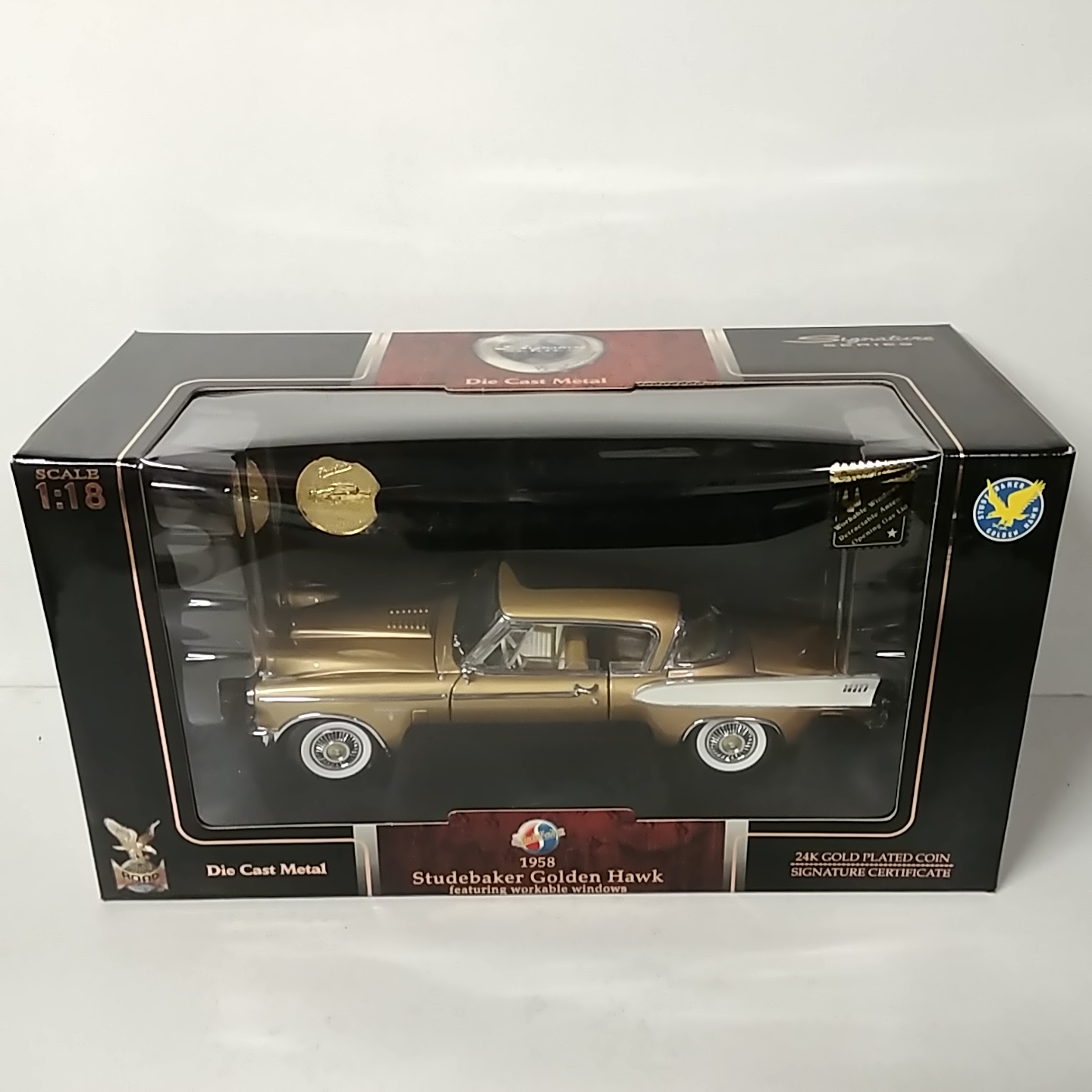 1958 Studebaker 1/18th Golden Hawk Gold