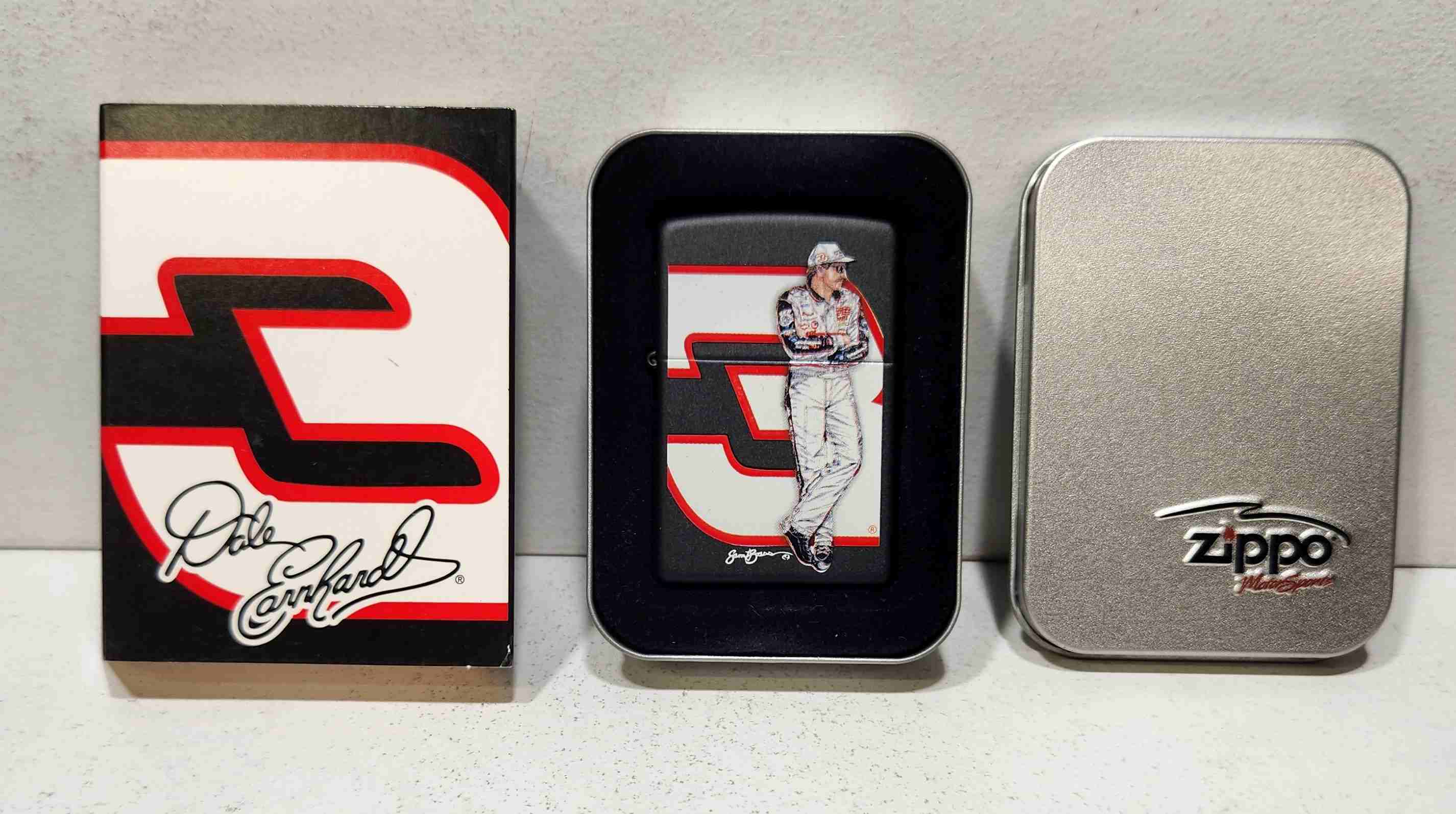 2005 Dale Earnhardt "The Intimidator" by Sam Bass Zippo lighter