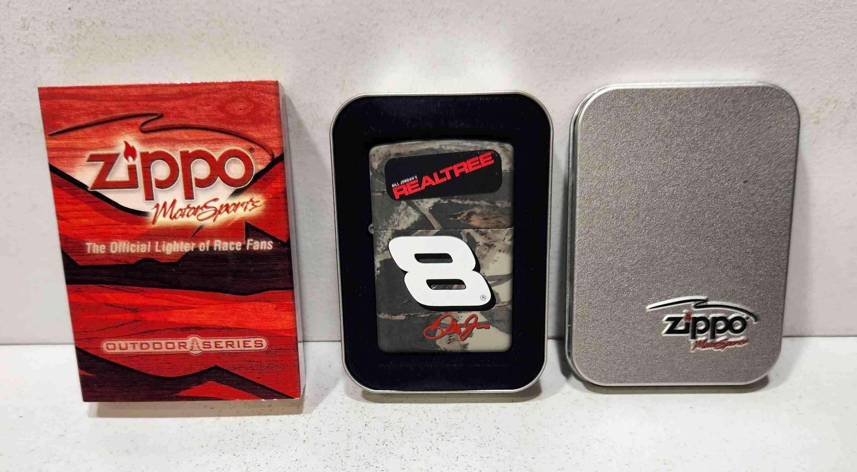 2005 Dale Earnhardt Jr "Realtree Camo" Zippo lighter