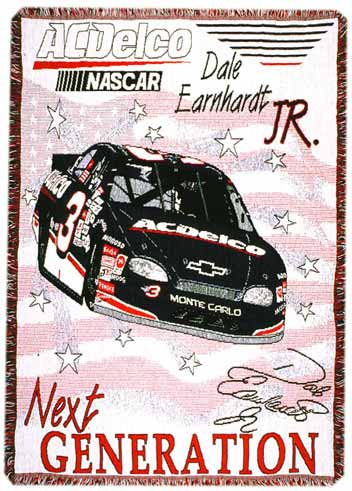 1999 Dale Earnhardt Jr AC Delco "Busch Series" Afghan