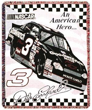 2000 Dale Earnhardt Goodwrench 3 layer afghan