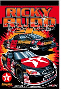 2001 Ricky Rudd 27" x 41" Texaco vertical banner