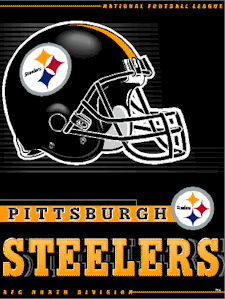 2002 Pittsburgh Steelers 27" x 37" vertical banner