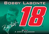 2004 Bobby Labonte 16" x 11" wall calendar