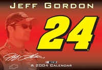 2004 Jeff Gordon 16" x 11" wall calendar