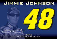 2004 Jimmie Johnson 16" x 11" wall calendar