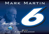 2004 Mark Martin 16" x 11" wall calendar