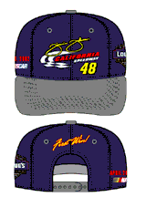 2002 Jimmie Johnson Lowe's "First Win" gray bill cap