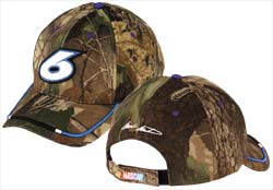 2003 Mark Martin #6 Camo Cap