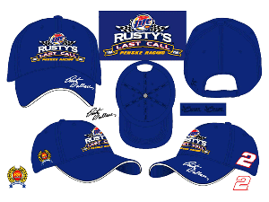 2005 Rusty Wallace "Last Call" Blue cap