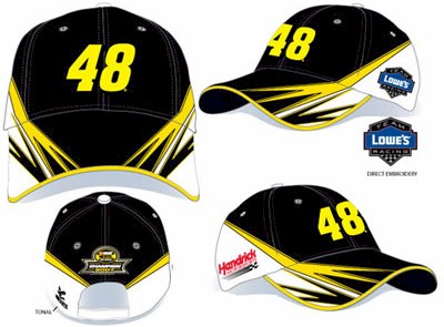 2007 Jimmie Johnson Lowe's "2007 Nextel Cup Champion" Big Number Cap