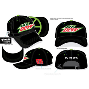 2009 Dale Earnhardt Jr Mountain Dew Black adjustable cap