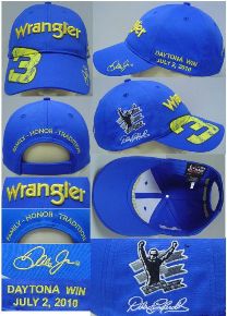 2010 Dale Earnhardt Jr Wrangler "Daytona Win" cap