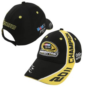 2011 Tony Stewart Sprint Cup Champion "Black and White" cap