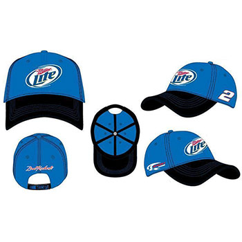 2012 Brad Keselowski  Miller Lite "Team Color Fan" cap