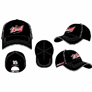 2011 Kevin Harvick Budweiser "Black Logo" cap