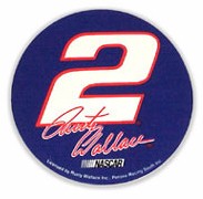 1999 Rusty Wallace 3" round #2 decal