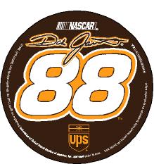 2001 Dale Jarrett 3" round #88 decal