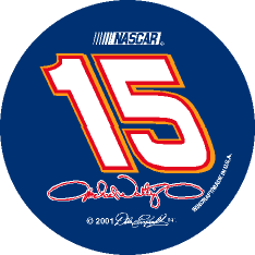 2001 Michael Waltrip round 3" decal