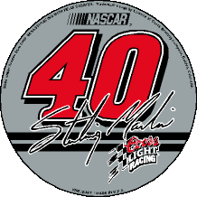 2001 Sterling Marlin 3" round #40 decal