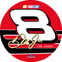 2003 Dale Earnhardt Jr 3" round #8 decal