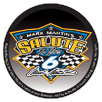 2005 Mark Martin Salute 3" Round Decal