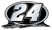 Jeff Gordon #24 auto emblem