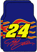 2002 Jeff Gordon #24 car floor mats