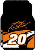 Tony Stewart #20 "Black" car floor mats