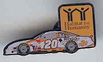 1999 Tony Stewart Habitat for Humanity hat pin