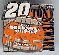 1999 Tony Stewart Home Depot hat pin