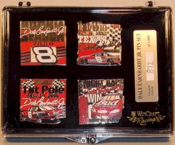 2000 Dale Earnhardt Jr hat pin set