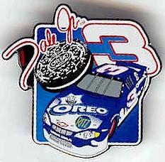 2002 Dale Earnhardt Jr Oreo hat pin