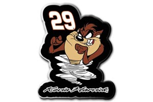 2002 Kevin Harvick Taz hat pin