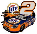 2002 Rusty Wallace Miller Lite "Harley Davidson" hatpin