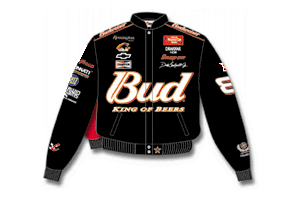 2002 Dale Earnhardt Jr Budweiser black uniform jacket
