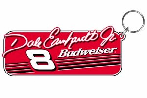 1999 Dale Earnhardt Jr Budweiser rubber keychain