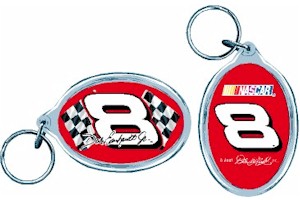 2001 Dale Earnhardt Jr #8 acrylic keychain